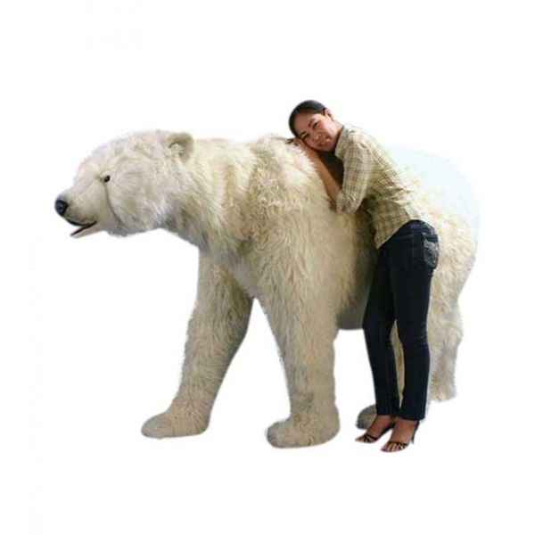 Peluche ours Géant avec écharpe 100 cm