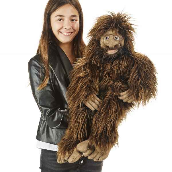 Marionnette ventriloque créature homme singe bigfoot folkmanis -3180 dans  Animaux de la savane sur Collection peluche