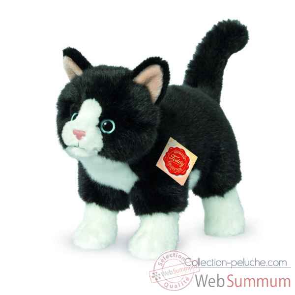 Peluche chat noir 20 cm  Peluches et doudous en ligne sur