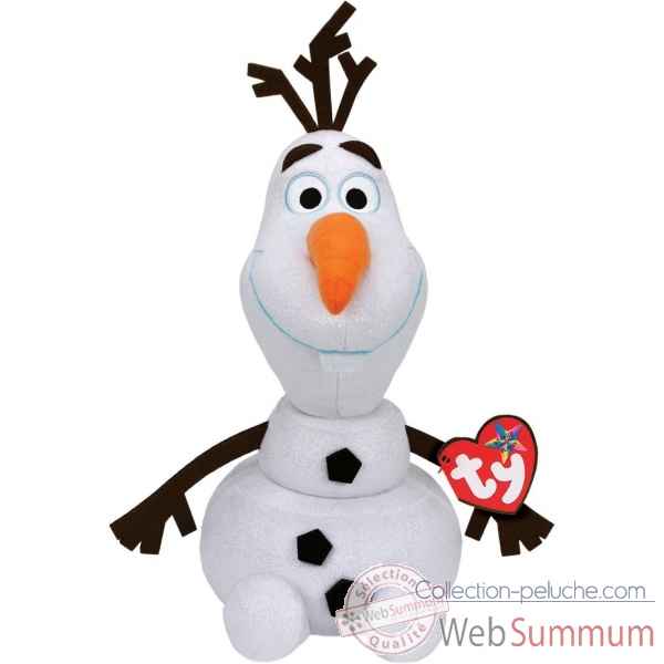 Peluche Olaf medium - olaf le bonhomme de neige musical Ty -TY90152 dans  Peluche Ty sur Collection peluche