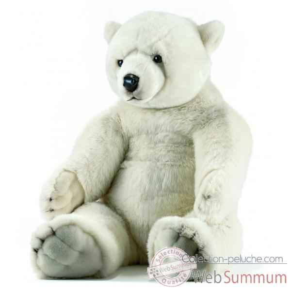 Peluche anima ours polaires assis 100cmh ushuaia junior -106 dans